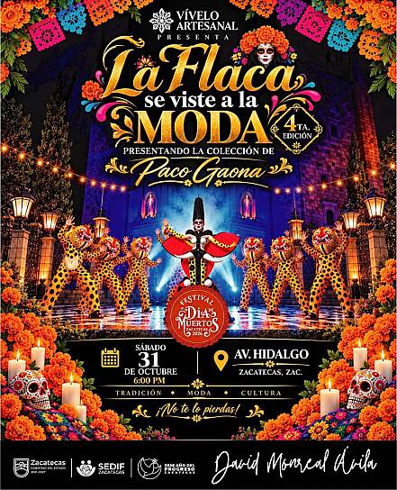 PRESENTA SEDIF PASARELA DE PACO GAONA POR DÍA DE MUERTOS
