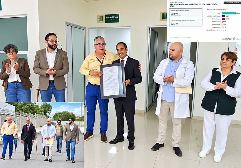 RECONOCE IMSS-BIENESTAR COLABORACIÓN DE PEPE SALDÍVAR EN SALUD GUADALUPENSE