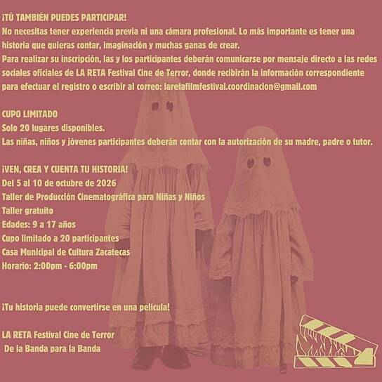 ABRE "LA RETITA" TALLER GRATUITO PARA CREAR CORTOMETRAJES INFANTILES