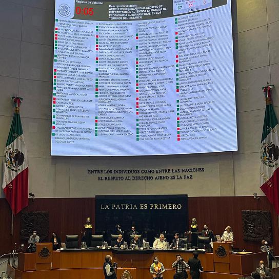 APRUEBA SENADO EN LO GENERAL DECRETO PARA PROMOCIÓN DE REVOCACIÓN DE MANDATO