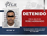 DETIENE FGJEZ A HOMBRE POR ROBO AGRAVADO Y LO ENTREGA A AUTORIDADES DE CDMX
