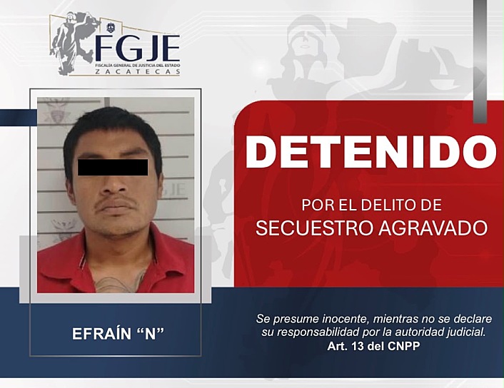 EN HIDALGO A HOMBRE BUSCADO POR SECUESTRO AGRAVADO