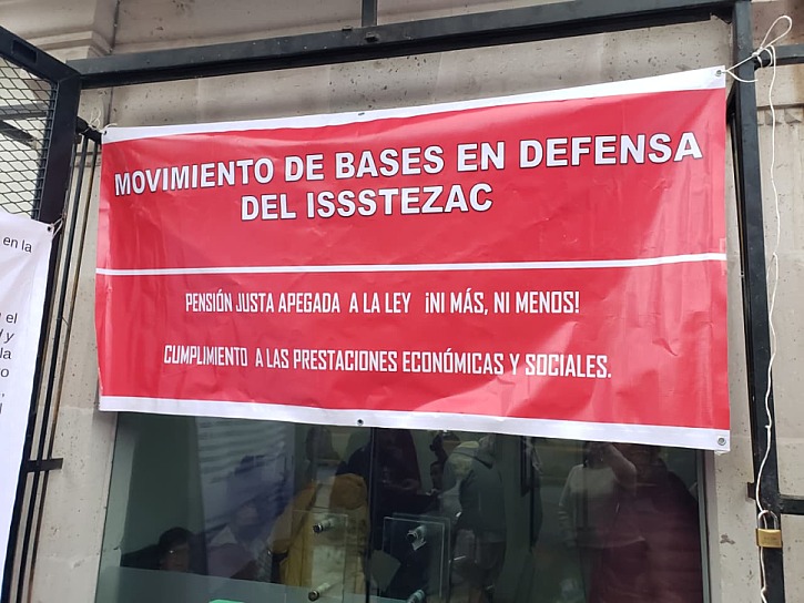 EXIGEN PENSIONADOS AL ISSSTEZAC CUMPLIR CON PAGOS Y AUMENTOS PENDIENTES