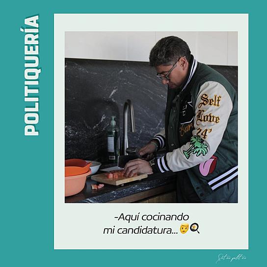 -Aquí cocinando mi candidatura... 👨🏼‍🍳