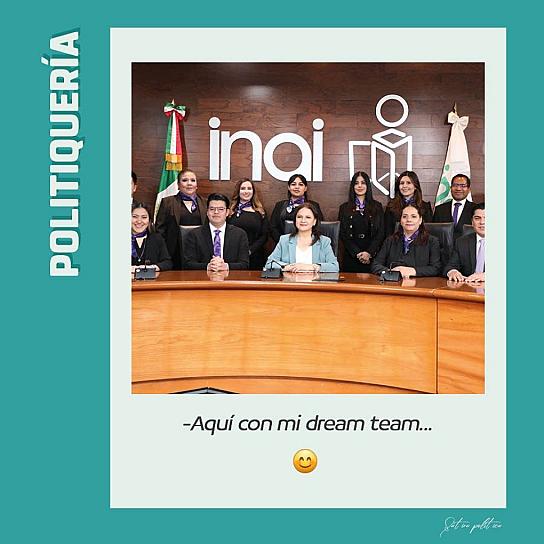 -Aquí con mi dream team...