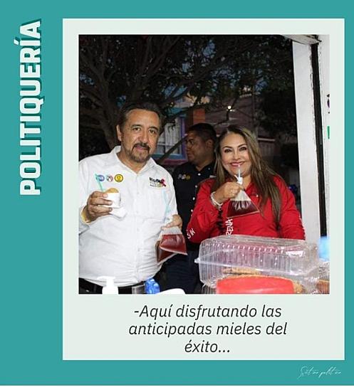 -Aquí disfrutando las mieles del éxito...