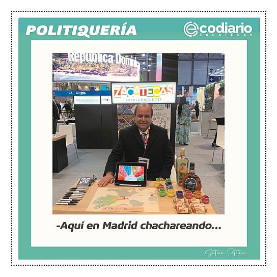 -Aquí en Madrid chachareando...   