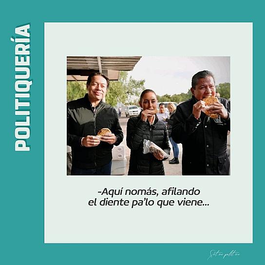 -Aquí nomás, afilando el diente pa'lo que viene...