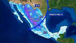 SE REAFIRMA INVIERNO: FRÍO EXTREMO, NEVADAS Y VIENTOS AZOTARÁN GRAN PARTE DE MÉXICO