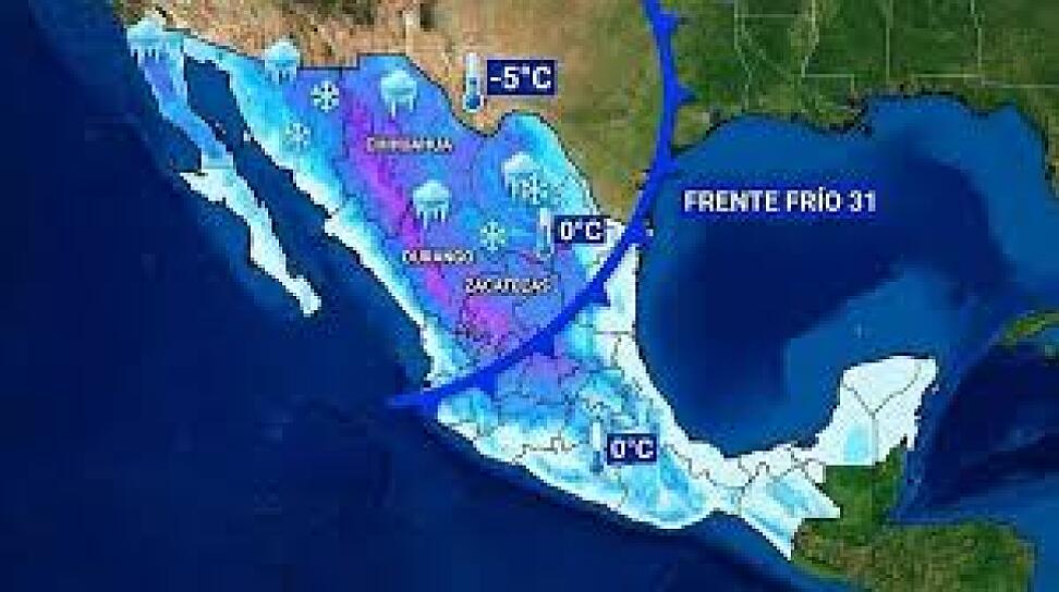 SE REAFIRMA INVIERNO: FRÍO EXTREMO, NEVADAS Y VIENTOS AZOTARÁN GRAN PARTE DE MÉXICO