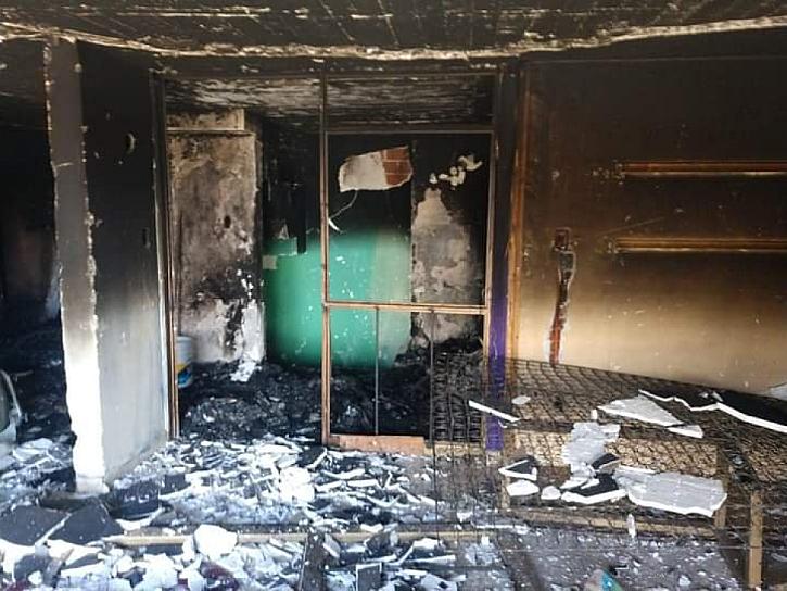 ARDE EN LLAMAS DOMICILIO EN EL CENTRO HISTÓRICO