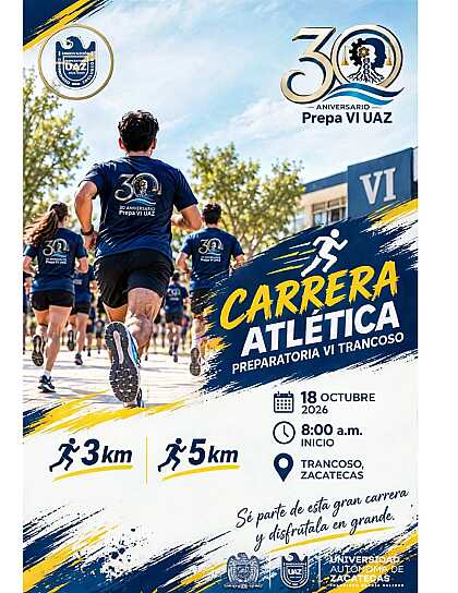 CELEBRA PREPARATORIA VI ANIVERSARIO CON CARRERA ATLÉTICA EN TRANCOSO