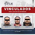 OBTIENE FGJEZ VINCULACIÓN A PROCESO DE TRES PERSONAS POR EXTORSIÓN