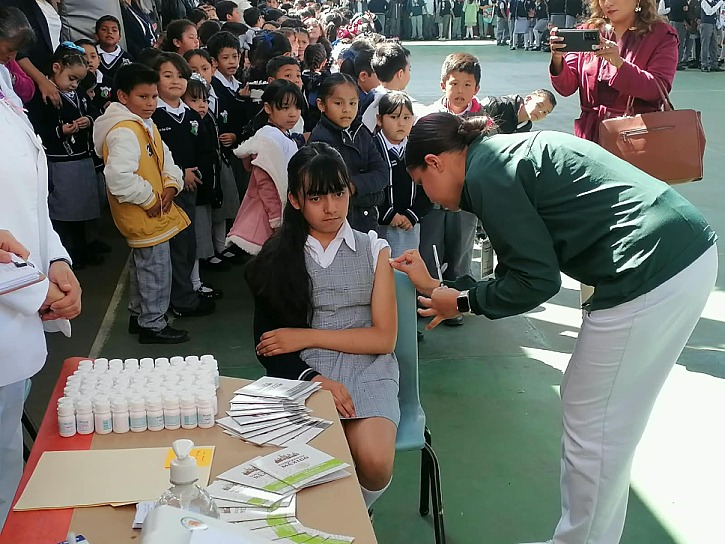 FORTALECE FRESNILLO BRIGADAS DE VACUNACIÓN CONTRA VPH, INFLUENZA Y COVID 19