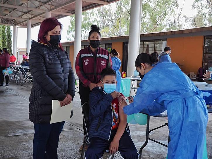 ARRANCA CON ÁNIMO VACUNACIÓN DE PEQUEÑOS EN MUNICIPIOS