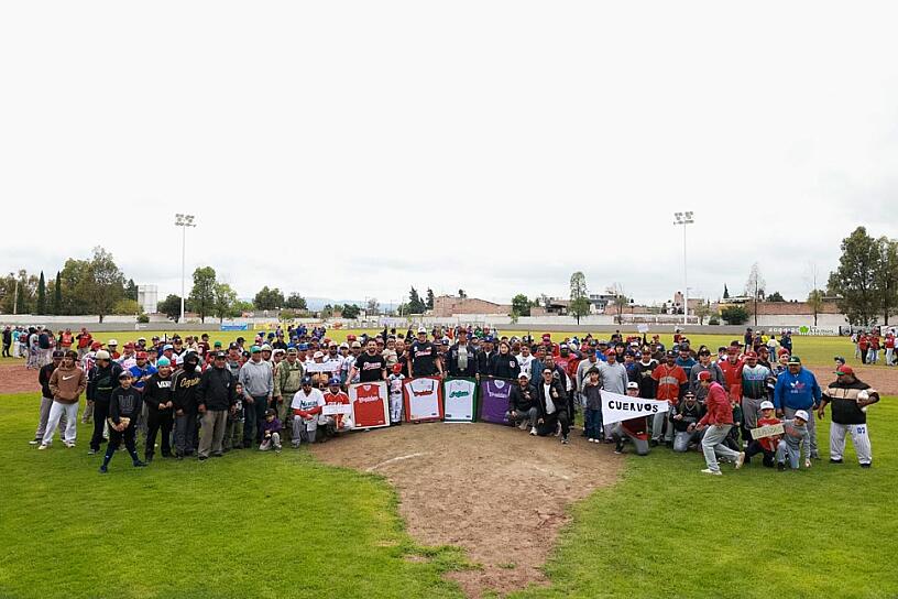 INAUGURA GOBIERNO DE PEPE SALDÍVAR TEMPORADA DE BÉISBOL EN GUADALUPE