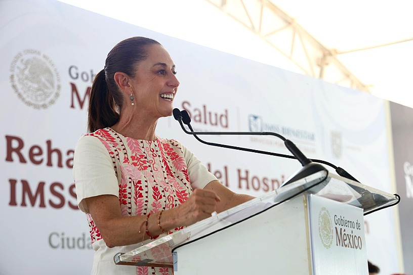 ENTREGA CLAUDIA SHEINBAUM HOSPITAL REHABILITADO CON 94 CAMAS EN CAMPECHE