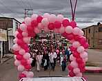 REALIZA GOBIERNO DE GUADALUPE MARCHA ROSA PARA PROMOVER DETECCIÓN DEL CÁNCER DE MAMA