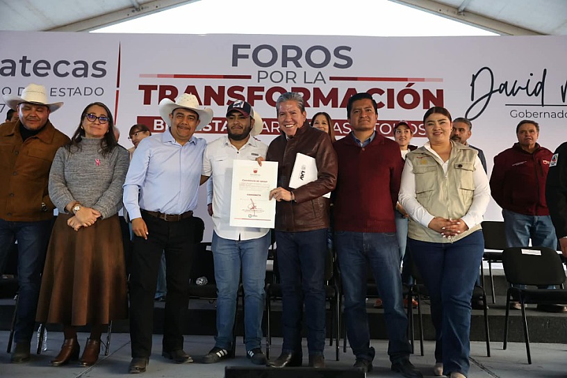 REPORTA DAVID MONREAL INVERSIÓN DE 2 MIL 489 MDP EN PINOS