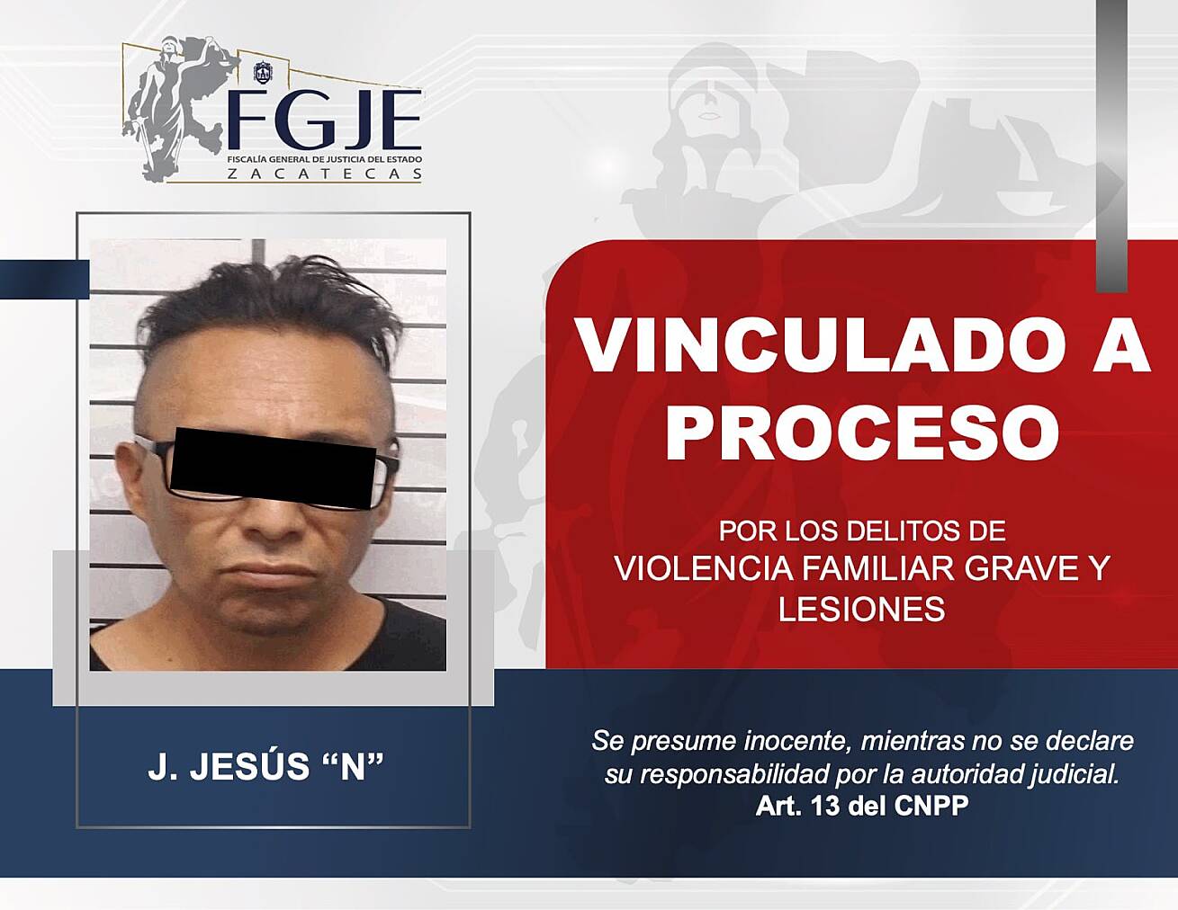 LO VINCULAN A PROCESO POR VIOLENCIA FAMILIAR GRAVE Y LESIONES - ECOdiario