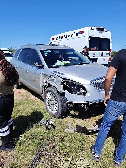 COLISIONA CAMIONETA CON SEMOVIENTE Y DEJA DAÑOS MATERIALES EN SAIN ALTO