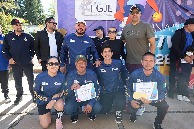 REALIZA FGJEZ JORNADAS DEPORTIVAS POR EL DÍA NACIONAL DEL MINISTERIO PÚBLICO