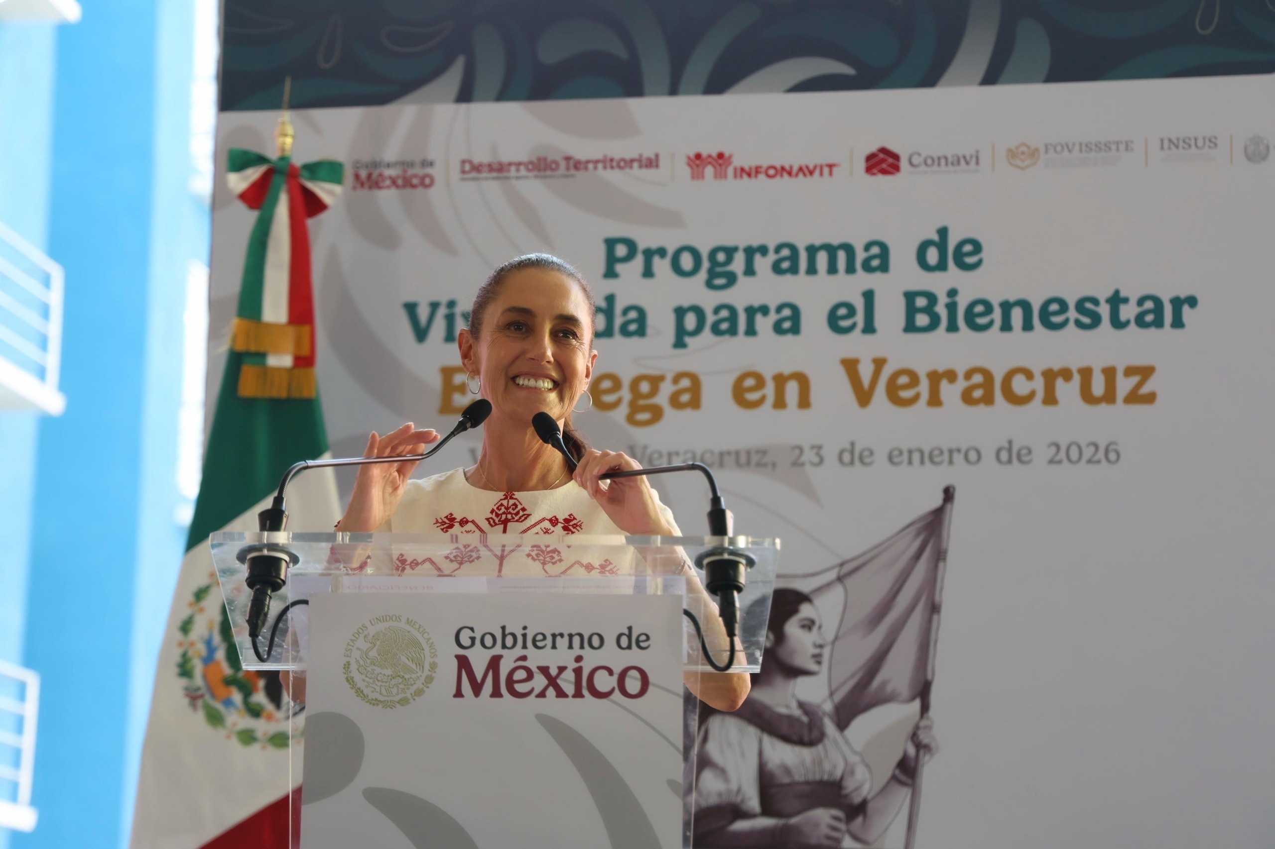 ENTREGA VIVIENDA PARA EL BIENESTAR CASAS Y ALIVIA DEUDAS EN VERACRUZ