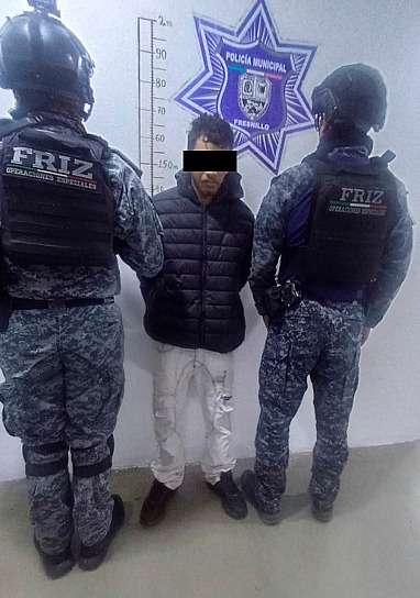 CUMPLIMENTA FRIZ ORDEN DE APREHENSIÓN CONTRA DAVID DE JESÚS N. EN FRESNILLO