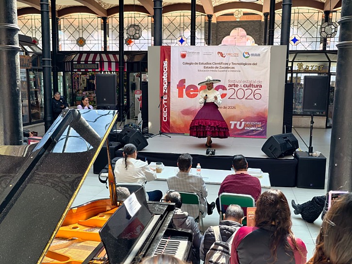 REÚNE CECYTEZ A MÁS DE 600 ESTUDIANTES EN FESTIVAL ESTATAL DE ARTE Y CULTURA 2026
