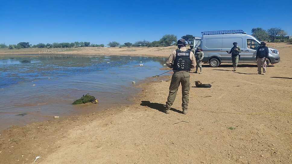 REALIZAN PROSPECCIÓN FORENSE EN TIROS DE MINA Y CUERPOS DE AGUA EN FRESNILLO