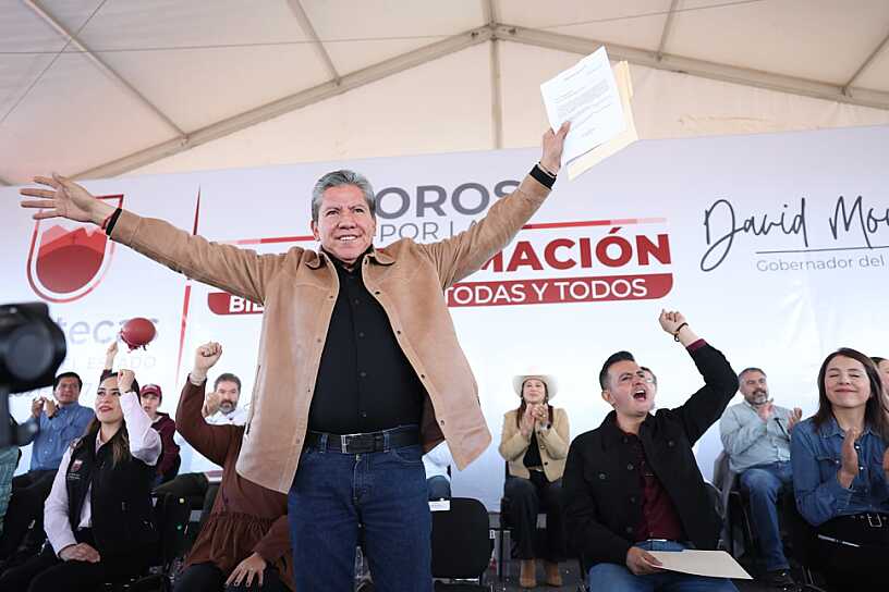 ANUNCIA DAVID MONREAL DISTRIBUIDOR VIAL PARA CALERA ANTES DE 2027