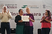 CUMPLE CLAUDIA SHEINBAUM META DE 56,500 CRÉDITOS PARA MUJERES EN MICHOACÁN