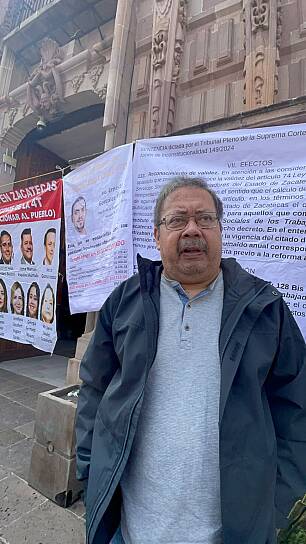 DEFIENDEN JUBILADOS DEL ISSSTEZAC SUS PENSIONES Y PRESTACIONES LEGALES