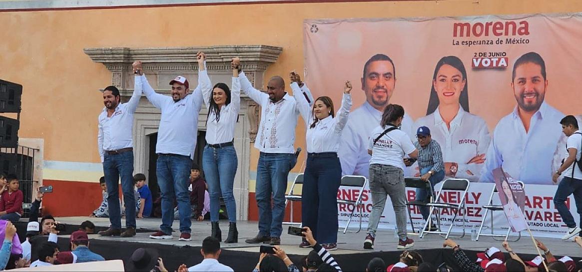 ARRANCAN CAMPAÑA CANDIDATOS LOCALES DE MORENA