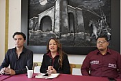 LEVANTA PATY HERNÁNDEZ LA MANO POR GUADALUPE CON MORENA   