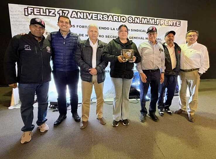 CELEBRA SINDICATO EL FRENTE 17 AÑOS EN FRESNILLO