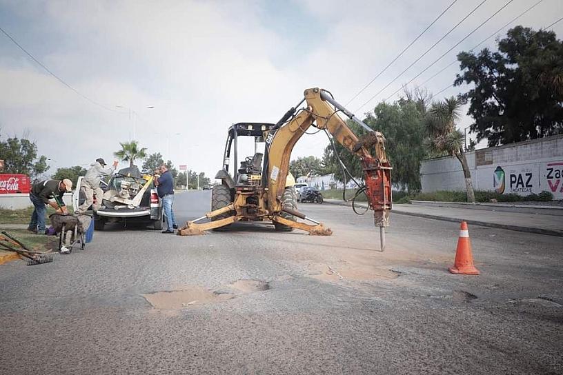 ARRANCA PROGRAMA DE BACHEO EN FRESNILLO 