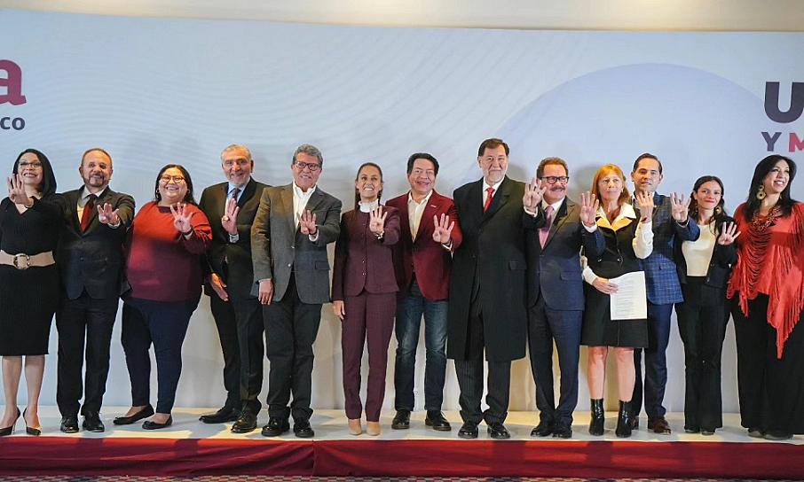 ARRANCARÁ SHEINBAUM CAMPAÑA EN EL ZÓCALO