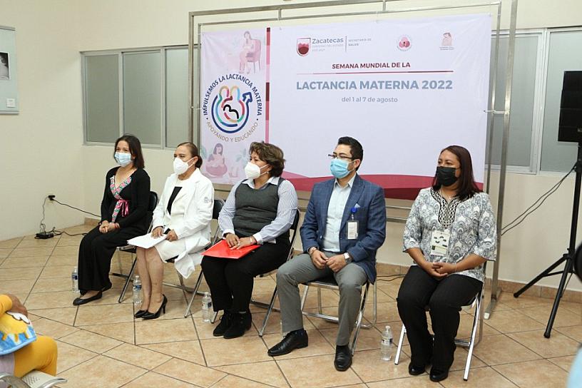 ARRANCA SEMANA MUNDIAL DE LACTANCIA MATERNA EN ZACATECAS