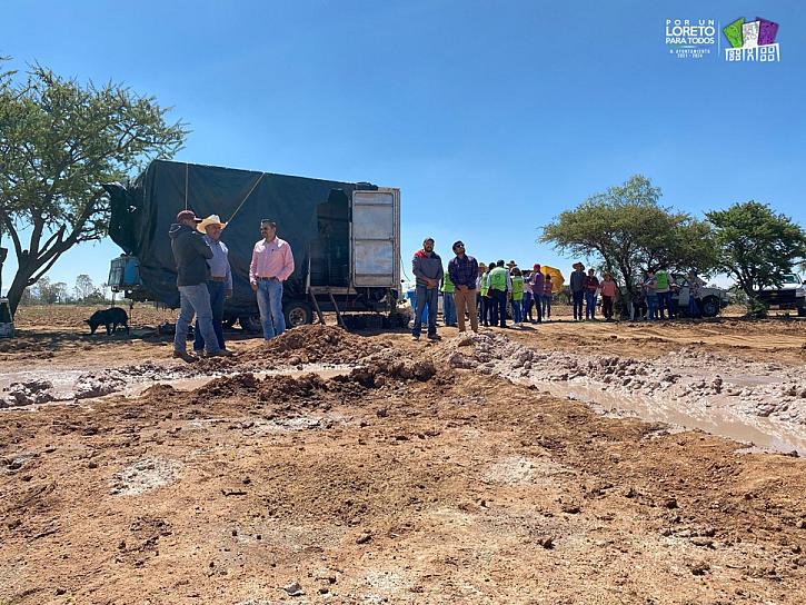 ARRANCA OBRA RELOCALIZACIÓN DE POZO DE LORETO