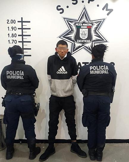 ARRESTAN A LADRÓN EN LA CAPITAL