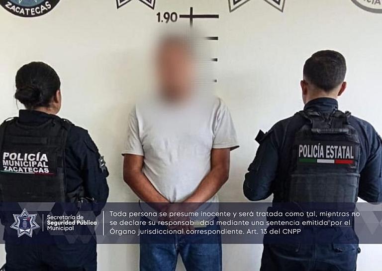 ARRESTAN A UN HOMBRE POR VIOLENCIA FAMILIAR