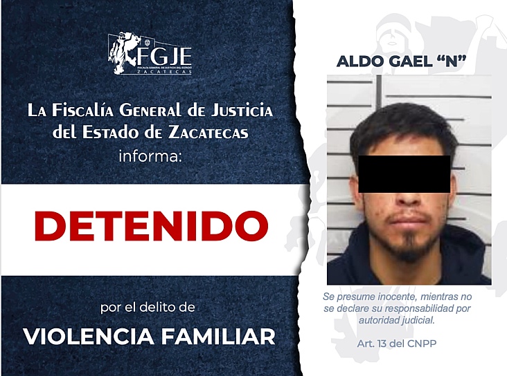 DETIENE FGJEZ A SIETE PERSONAS POR DELITOS DE ALTO IMPACTO EN ZACATECAS