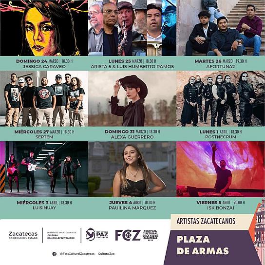 ARTE Y CULTURA INTERNACIONAL EN EL 38 FESTIVAL CULTURAL ZACATECAS 2024 