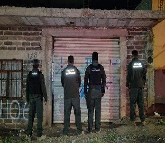 ASEGURAN ARMAMENTO EN CATEO EN COLONIA LAS FLORES