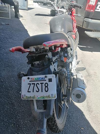 ASEGURAN MOTO EN LA COLONIA EUROPA