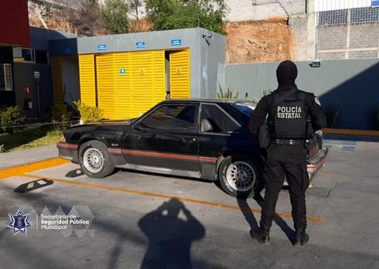 ASEGURAN UN AUTOMÓVIL DESVALIJADO 