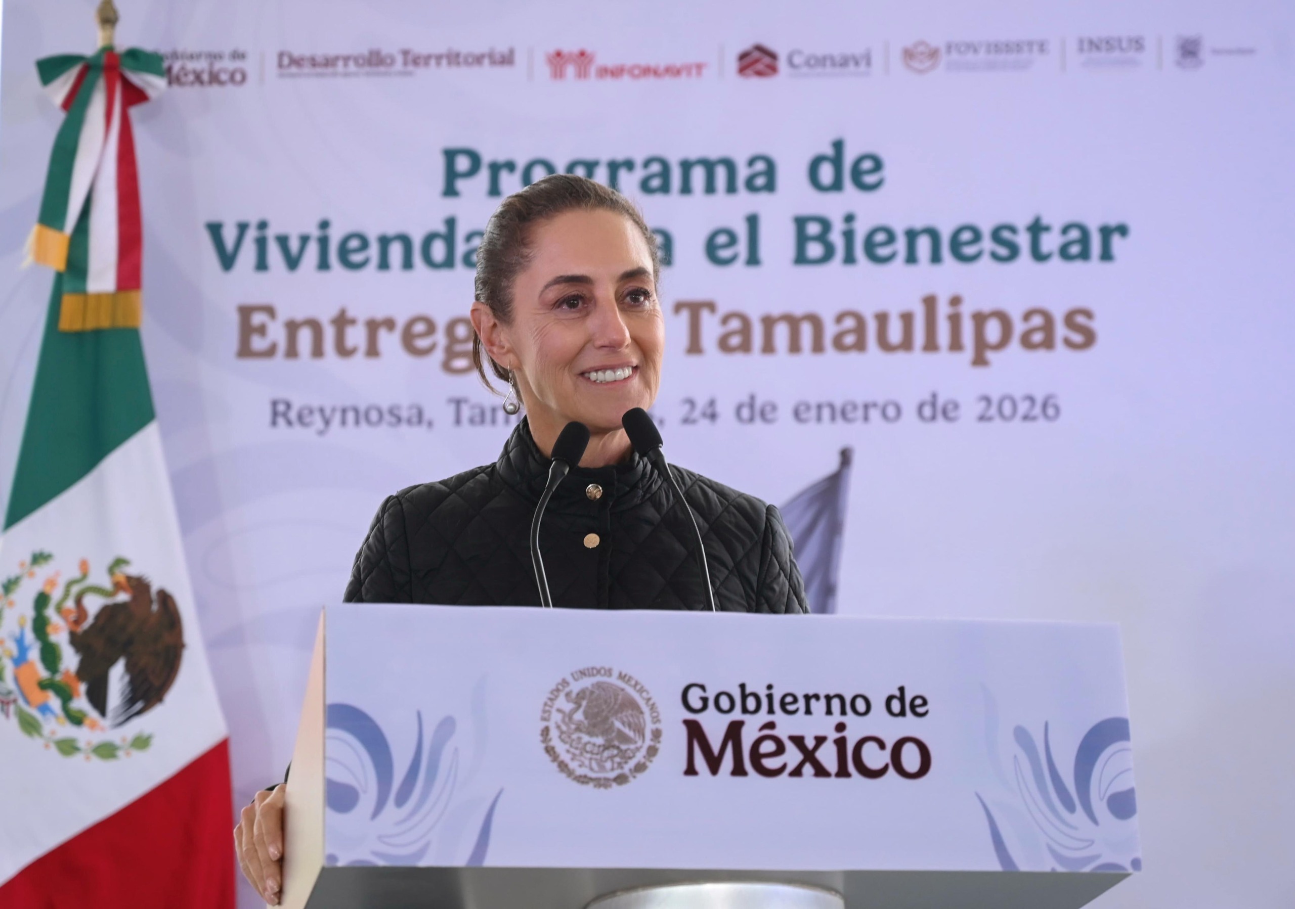 ARRANCA VIVIENDA PARA EL BIENESTAR EN REYNOSA CON LA ENTREGA DE 44 CASAS