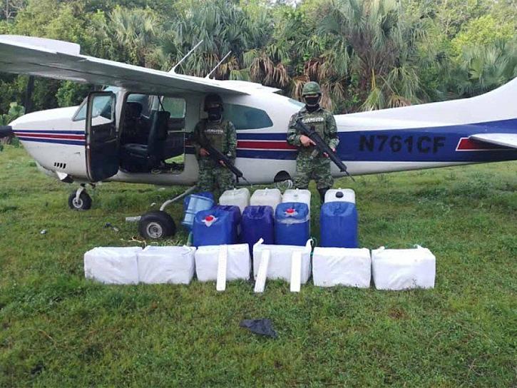 ASEGURA SEDENA 136 KILOGRAMOS DE COCAÍNA EN CHIAPAS 