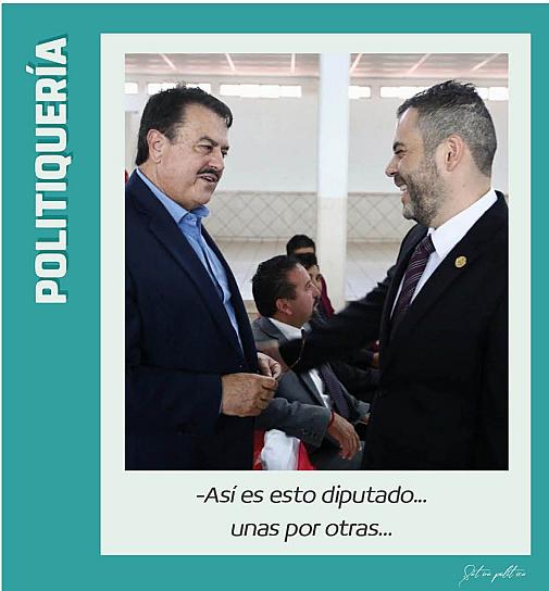 -Así es esto diputado... unas por otras... 🤷🏻‍♂️